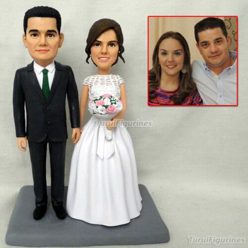 Wedding Toys Minions Anime Personalized Custom Anything Polymer Clay Figurine doll baby handmade wedding cake topper cake decor