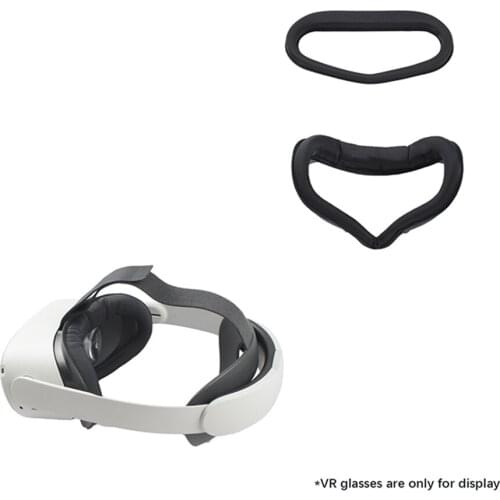 Sweat-proof VR Face Pad Lightproof Eye Cover Washable Replacement Mask Holder for Oculus Quest 2 VR Parts