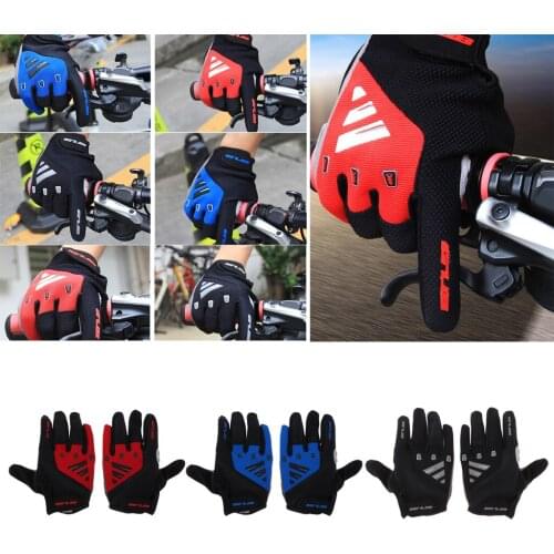 Full Finger Cycling Gloves Anti Slip MTB Bike Bicycle Gel Padded Touch Screen Outdoor Sports Gloves