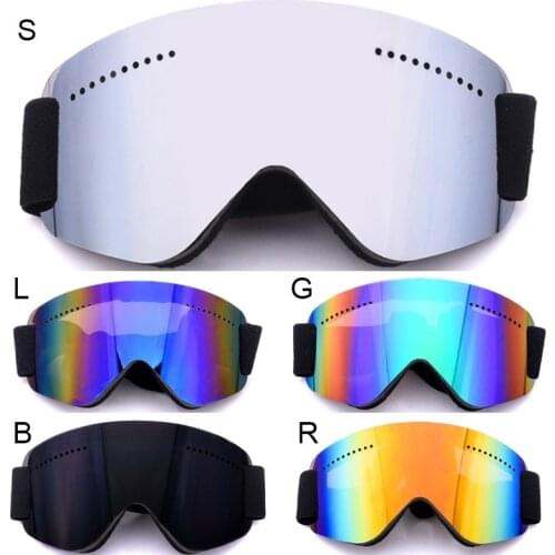 Windproof Ski Goggles Snow Snowboard Motorcycle Goggle Glasses Winter Anti-Fog Spherical Skiing Snowmobile Eyewear