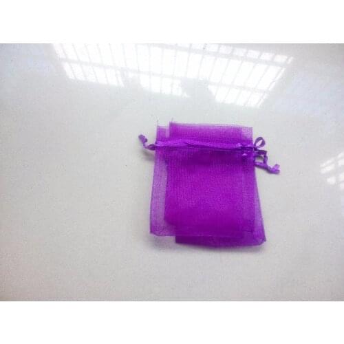 13*18cm 1000pcs Organza Bag christmas Dark purple Drawstring bag jewelry packaging bags for gift/candy/wedding/party Yarn bag