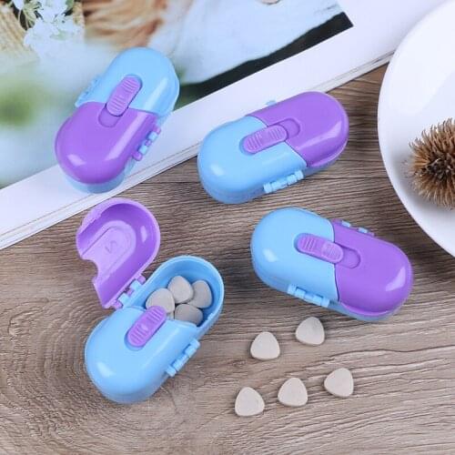 2 Grids Travel Mini Pill Case Medicine Boxes Home Medical Drugs Tablet Empty Pill Storage Container Home Holder Cases Splitters