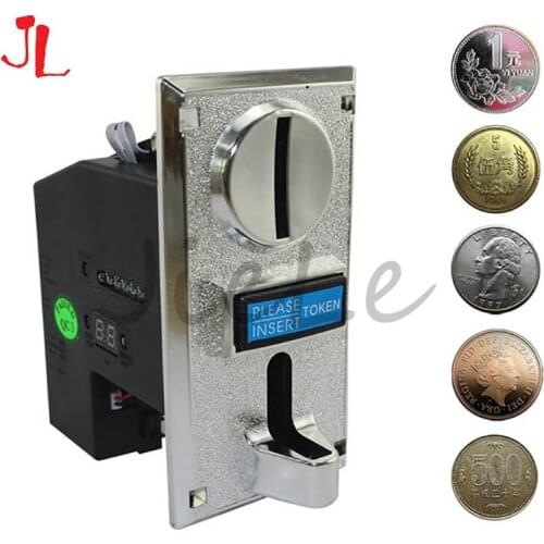 Arcade multi coin acceptor insert coin operated games arcade for vending machine pusher machine doll machine