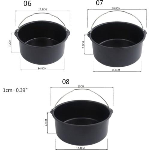 6/7/8'' Non Stick Cake Mold Baking Tray Pan Round Roasting Basket Bakeware Mould R7RC