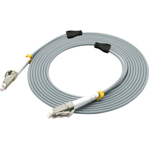 75meters Indoor Armored LC/PC-LC/PC Duplex OM2 50/125 Multimode Fiber Optical Cable Patch Cord Jumper LC to LC