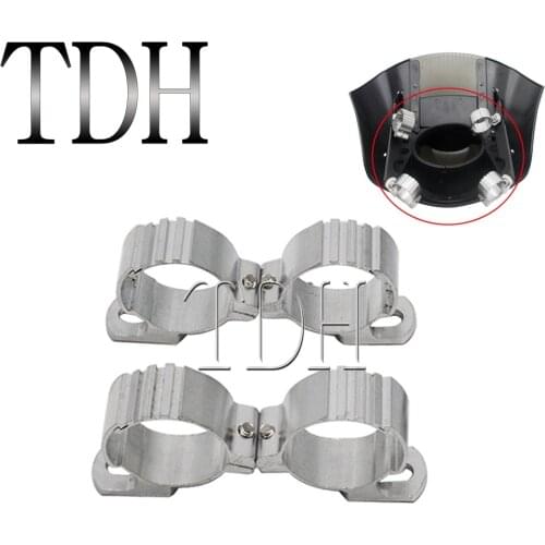Aluminum Motorcycle Windscreen Headlight Fairing Clamps Mount Kit For Harley Cafe Racer 35-50mm Forks Motorbike Accessories