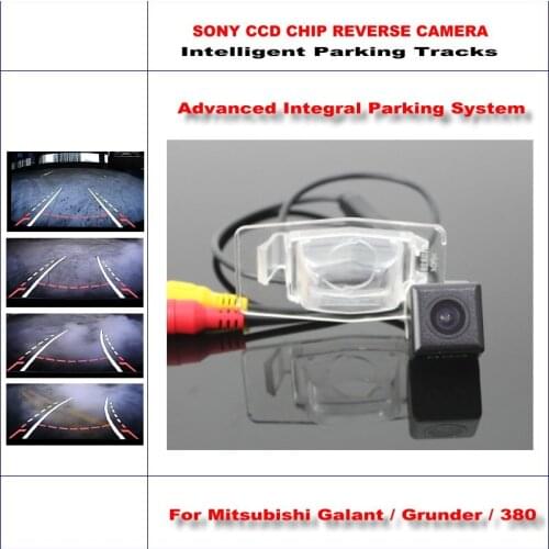 Car Back Rear Reverse Camera For Mitsubishi Galant/Grunder/380 HD Intelligent Parking Tracks CAM