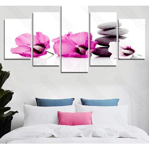 Frameless Painting Trumpet Flower Personality Art Poster Living Room Decoration Sofa Background Wallpaper 3D Stereo Wall Sticker