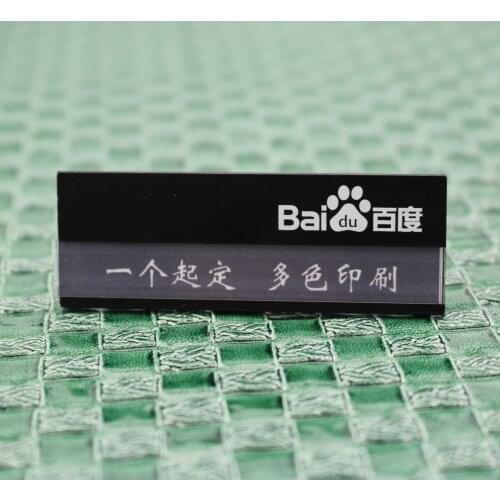 Free shipping 20pcs/lot customized logo name badge; metal name plate; name holder nb3