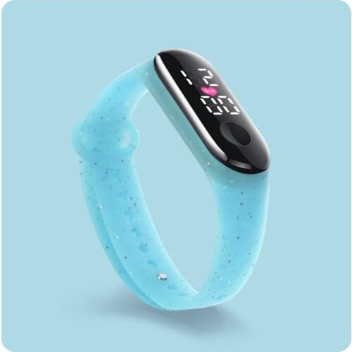 Luminous Bracelet Childrens Multifunction Electronic Wristwatch LED Sport Flash Digital Clock For Boys Girls Kids Watches Gift