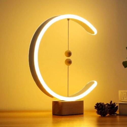 Modern smart LED desk lamp, magnetic suspension balance lamp, home office desk lamp, birthday gift lamp