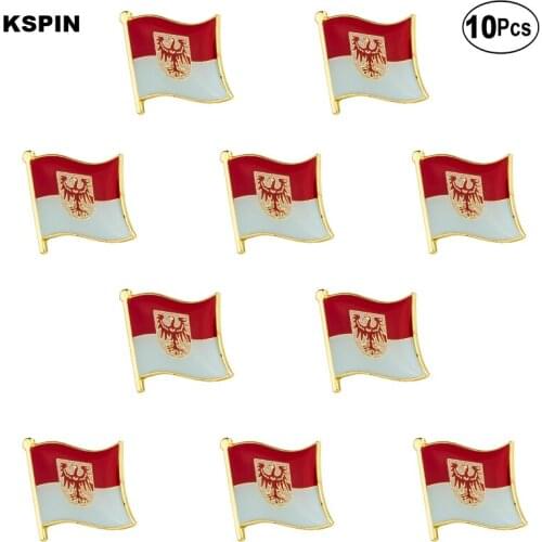 Brandenburg Lapel Pin Flag badge Brooch Pins Badges 10Pcs a Lot