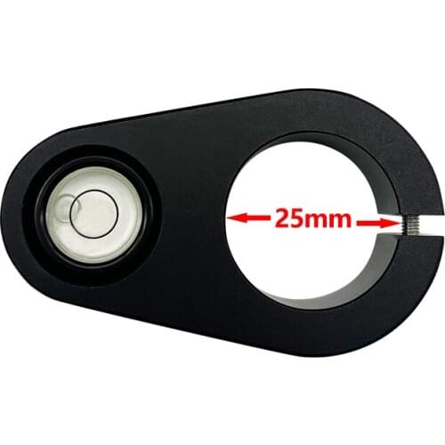 NEW all metal bubble Vial with Holder fits for any 32mm diameter pole metal house white GPS pole Level Bubble surveying pole