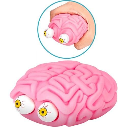 Fidget Toys Fat Brain Toys Squeeze The Eye-popping Brain Antistress Toy Autism Needs Stress Relief Calming Fidget Sensory Toys