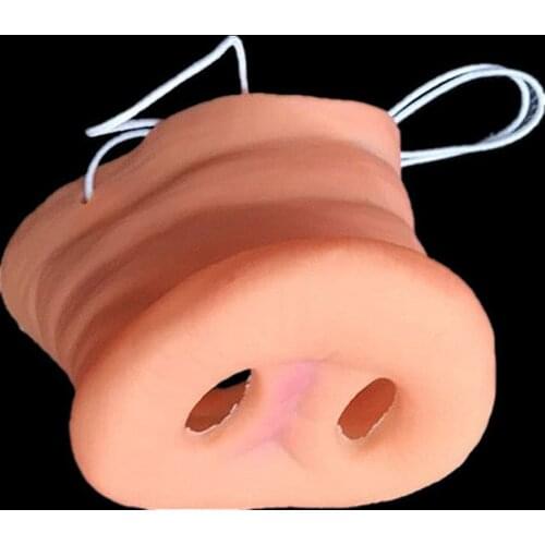 Halloween Fake Pig Nose Party Favor Funny Cosplay Fancy Dress Up Costume Party Props Men Women Non Toxic Dressing Up Prom Props