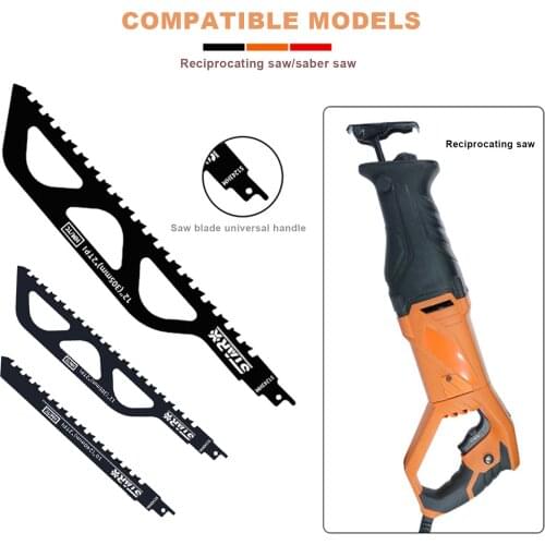 Hard Alloy Reciprocating Saw Blades Saber Saw Handsaw Multi Saw Blade For Cutting Wood Metal PVC Tube Power Tools Accessories