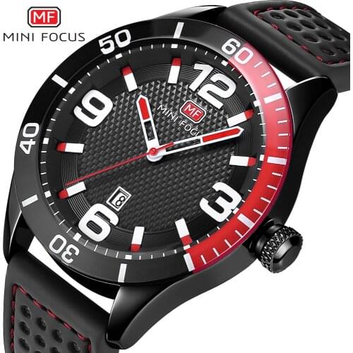 MINIFOCUS New Style Fashion and Casual Watches Men army Analog Quartz Wristwatches Male Clock Leather Strap Relogio Masculino