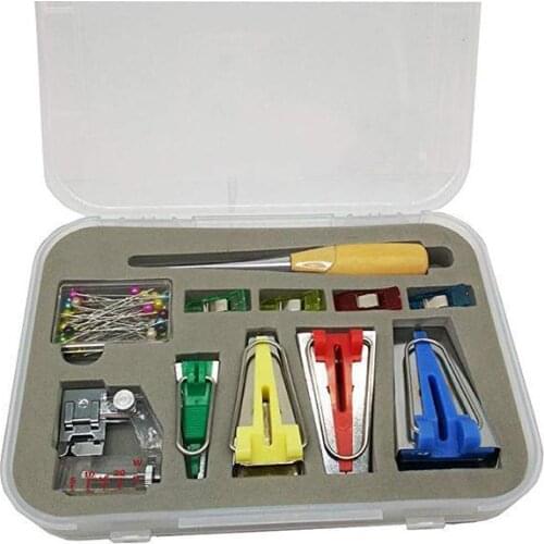Sewing Bias Tape Maker Kit Machine Tools Binding Sew Multifunction Sewing Bias Tape Maker Set DIY Patchwork Quilting Tool