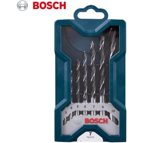 Bosch 7-piece mini woodworking drill set 3/4/5/6/7/8/10mm drill accessories, power tool accessories