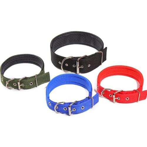 Solid Dog Collars Nylon Dog Collar For Small Medium Large Dogs Pet essentials