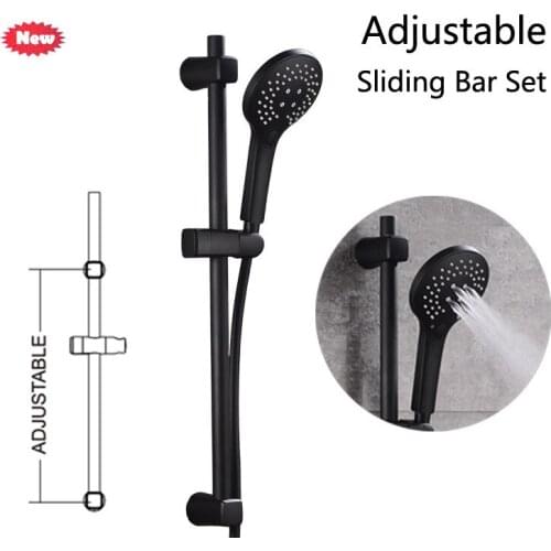 Sale matte black frosted stainless steel lifting lever flower is aspersed hose bracket flower is aspersed mast suit