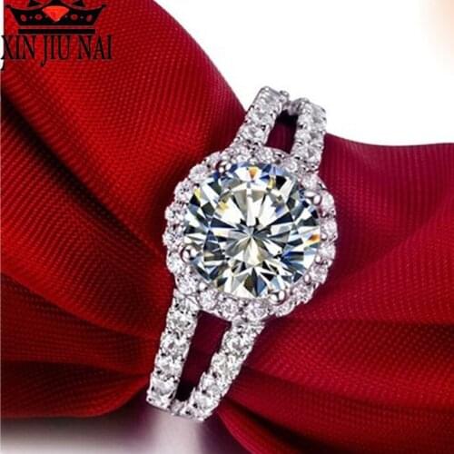 Luxury classic Belgian eight heart eight arrow professional cutting high quality zircon female ring personalized jewelry ring