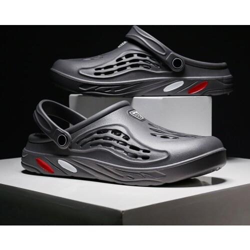 New Men Women Pool Sandals Outdoor Beach Shoes Unisex Slip On Garden Clogs Casual Water Non-slip Slippers Flip Flop