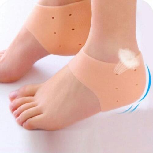 Silicone Heel Protector Relieves Foot Heels Pain Anti-cracking Feet Cover wholesales