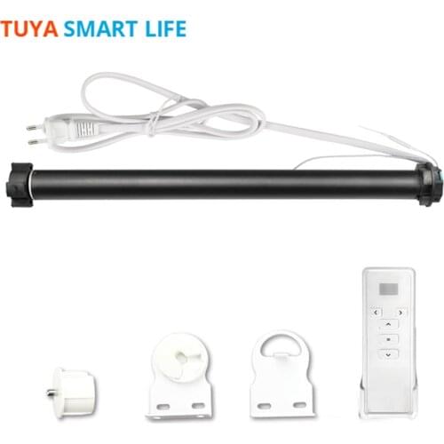 Tuya Smart Life WiFi Curtain Motor for 36 37mm Tube Alexa Google Home Control for Roller Blind Motorized Shutter Engine