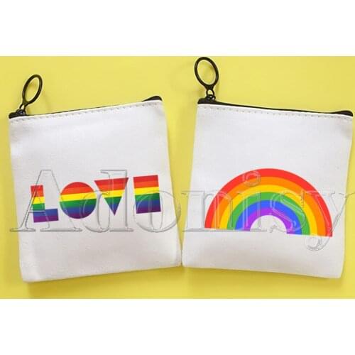 Lgbt Bag Wallets Coin Pocket Vintage Male Purse Function Boy and Girl Wallet with Card Holders