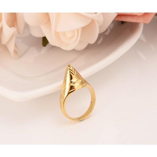 Gold color plated Cool Men Boys Punk Gothic Rock Scroll Joint Armor Knuckle Metal Full Finger Rings Gold Cospaly DIY Rings Gifts