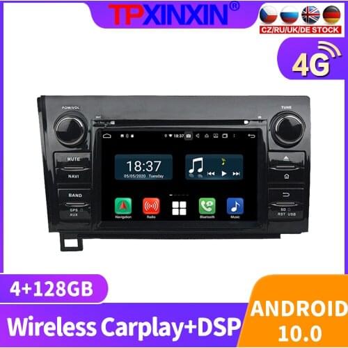 128GB For Toyota Sequoia Tundra 2010 - 2012 Car Radio Multimedia Video Recorder Player Navigation GPS Android 10 Auto 2din DVD