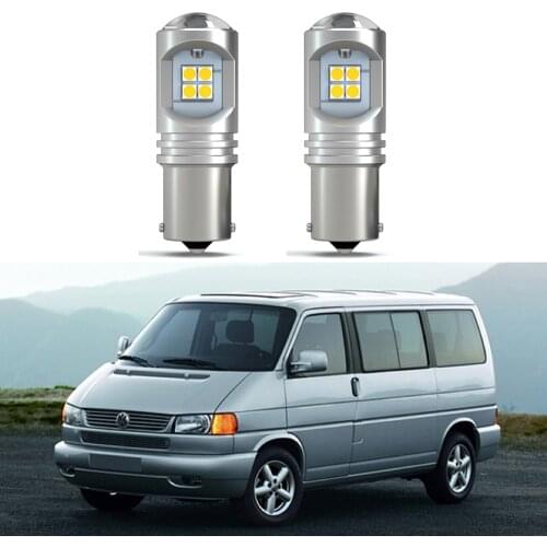 2pcs 1156 P21W Canbus error free White LED Bulb for VW Transporter Multivan Caravelle T4 T5 T5.1 T6 Reverse backup tail light