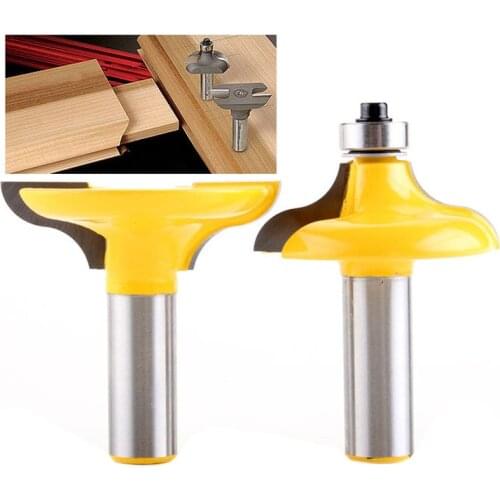 2 Pc 1/2 inch Shank Entry Door For Long Tenons Router Bit Woodworking Cutter Woodworking Bits Tenon Cutter For Woodworking Tools