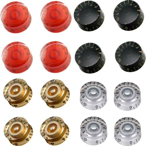 4pcs Classic Electric Guitar Potentiometer Cap Guitar Volume Tone Knob Button for EPI LP Musical Intrument Accessaries Supplies