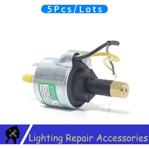 5Pcs/lots 30DCB 18W Straight Oil Pump For 400w 600w 900w Fog Machine Sucker Rod Pumping Electromagnetic Pump For Smoke Machine