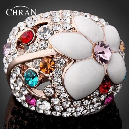 CHRAN Women's Gold Rings