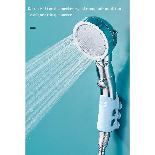 1pcs Shower Head Holder Suction Cup Reusable Durable Removable Silicone Shower Handheld Bathroom Tool Wall Rack Stand Dropship