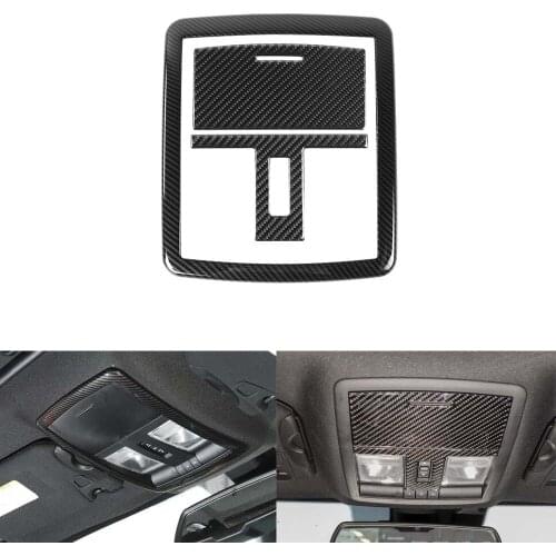 For Dodge Challenger Charger 2010+ Car Roof Reading Light Lamp Decoration Frame Trim Styling Interior ABS Car Accessories