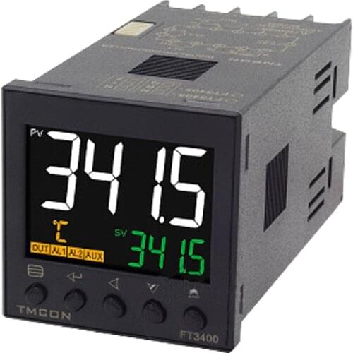 FT3415 LCD Intelligent Pid Temperature Control Meter E5CC Temperature Controller with RS485 Communication 4-20mA Analog