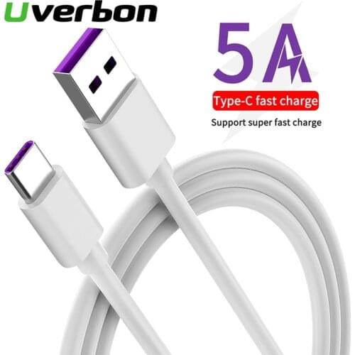 USB C Cable 5A Supercharge USB Type C Cable for Huawei Mate 30 Pro P20 Quick Charging Fast Charger Data Cable USB C Cord