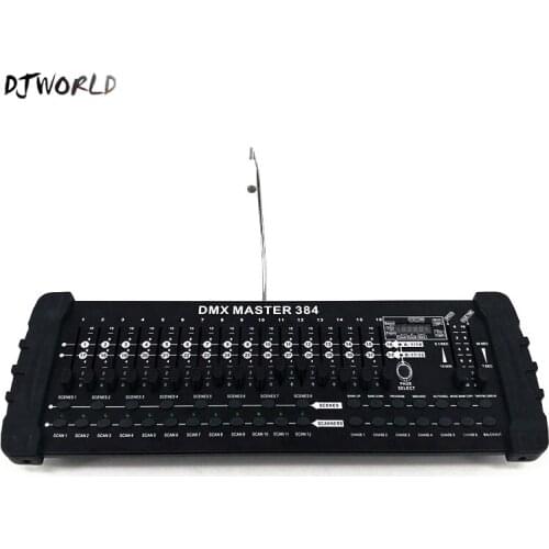 DMX Controller 384 With 512DMX In And Out High Quailty 384chanels Good For Led Par Moving Heads DMX Stage Lighting