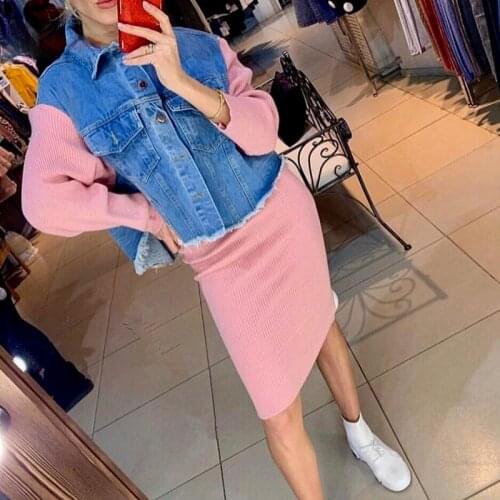 Denim Jacket Women Lapel Loose Fashion Jackets Single Breasted Regular All Match Female Jacket Causal Vintage Office Coats 2021