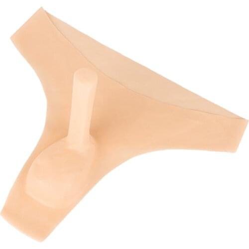 Latex Men Underwear Penis Sheath Condom Male Soft Safe Fetish Lingerie Briefs Panties Cock Pouch Shorts