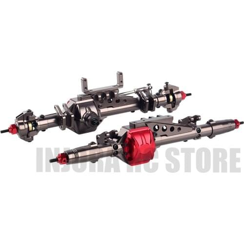 Metal RC Car Front/Rear Axle 1/10 RC Rock Crawler for Axial WRAITH 90018 90020 90045 RR10 90048 90053 RC Parts