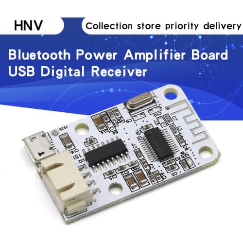 Mini Bluetooth audio digital power amplifier board USB power supply Bluetooth receiving digital power amplifier