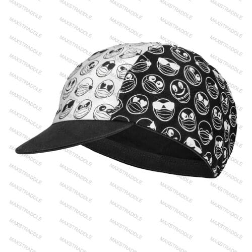 New Funny Summer Men White Black Cycling Cap Bicycle Classical Hat