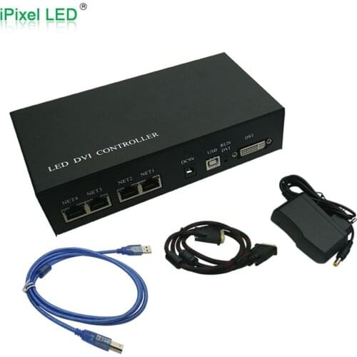 LED DVI controller,LED master controller on-line support 400000 pixel,used with computer
