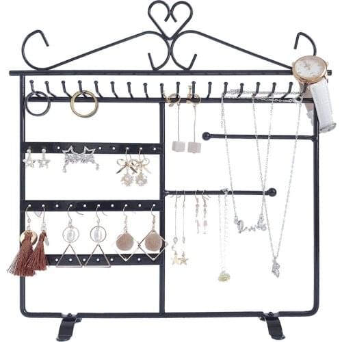 Earrings Ear Studs Necklace Chain Jewelry Display Holder Stand Organizer Rack Earring display Necklace display