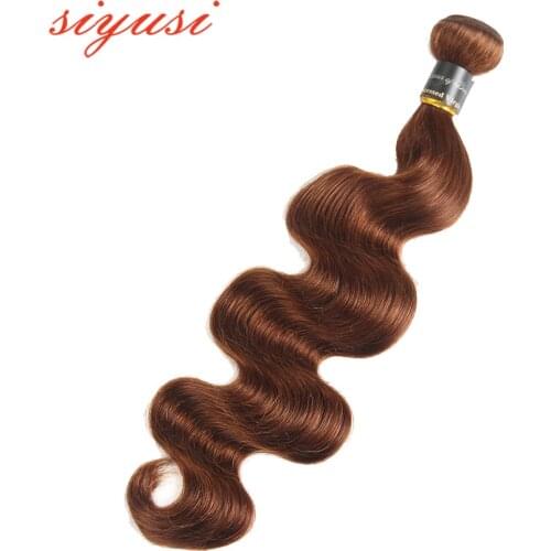 Ombre Human Hair Bundles Brown Peruvian Body Wave Bundles 10 Colors Wholesale Hair Bundles Wavy Human Hair Extensions Siyusi